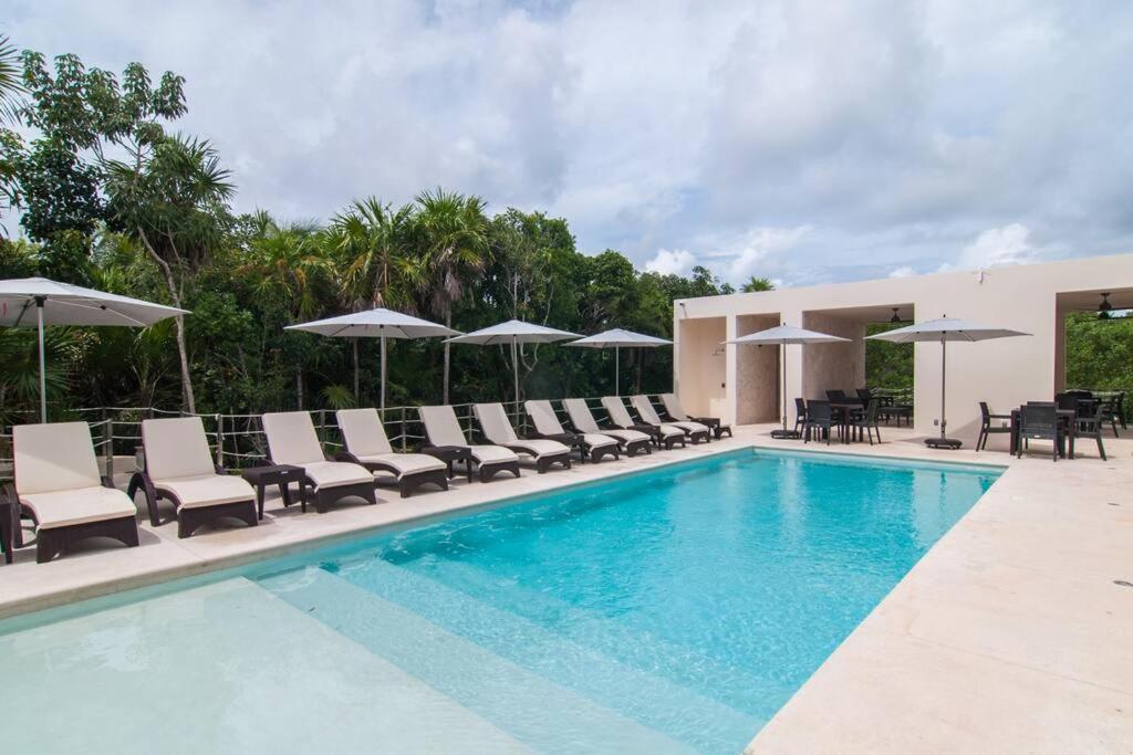 Ground Level Garden Condo At Akumal South By Tao Santamar Esterno foto